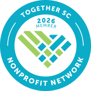 A seal from Together SC NonProfit Network with their logo and the words 2026 Member